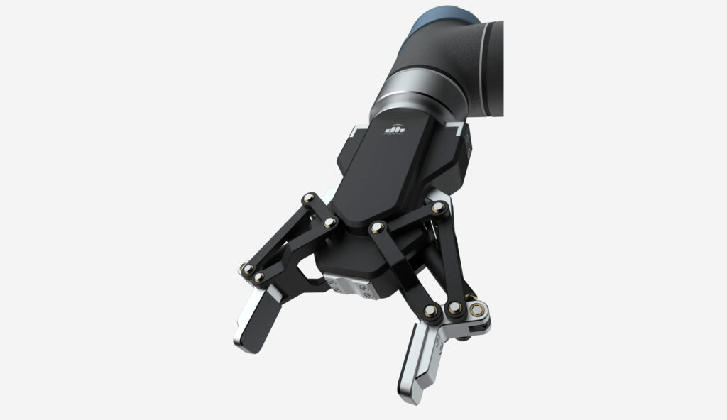 "AG Series linkage-type adaptive gripper: parallel gripping mode for cubic objects and enveloping gripping mode for cylindrical and irregular shapes